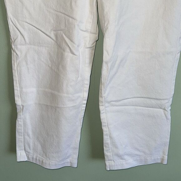 KAL RIEMAN stovepipe crop pant in natural 8 - Picture 6 of 10